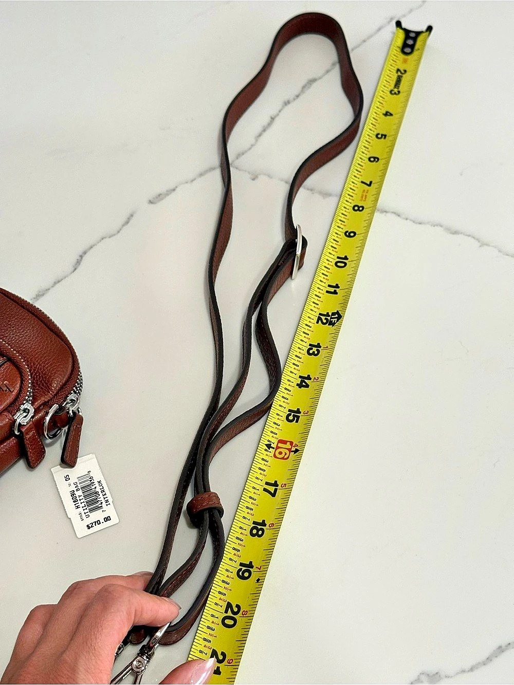 Brighton Interlok Mini Utility Bag crossbody in Bourbon colorway NWT - Picture 10 of 12